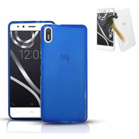 Funda azul piel Samsung Galaxy S3 Mini I8190